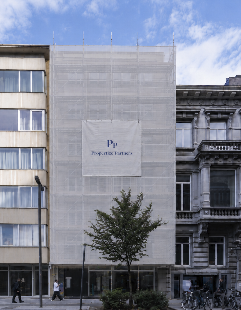 Total building renovation in Antwerp