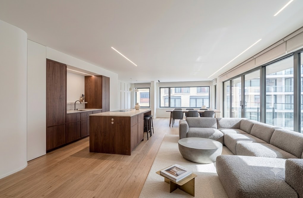 High-end renovated Living Room in Brussels